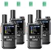 radtel Radio Radtel P8 PoC (Push-to-Talk su cellulare), walkie talkie a portata illimitata per tutto il paese, radio bidirezionali, radio amatoriale GXIN (confezione da 4 con 4 SIM)