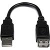 StarTech Fully Rated USB Extension Cable A-A (0.1m) USBEXTAA6IN