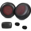 YunYiYi Cuscinetti auricolari di ricambio compatibili con Plantronics Savi 8220, Savi 8210, Savi 8200, cuscinetti per cuffie wireless con accessori in morbida memory foam, colore nero