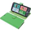 foto-kontor Custodia a libro compatibile con Brondi Amico Smartphone S+B Nero cover di colore verde
