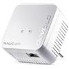 devolo Adattatore WLAN Powerline, mini adattatore di estensione WiFi Magic 1 - fino a 1.200 Mbit/s, amplificatore WLAN mesh, 1x connessione LAN, dLAN 2.0, bianco