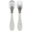 CHICCO B1610235 POSATINE INOX 18m+ GRIGIO