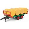 BRUDER 02220 RIMORCHIO CON 8 BALLE FIENO