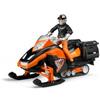 BRUDER 63101 MOTOSLITTA CON FIGURA E ACCESSORI