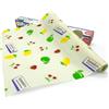 beeskin Rotolo di cera d'api per conservare e conservare gli alimenti - carta cerata flessibile - 30 x 95 cm (frutta)