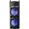 Aiwa Cassa Bluetooth Karaoke Portatile 800W Aiwa KBTUS-900 con Luci LED