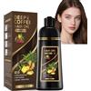 Baorder Shampoo colorante 3 in 1 color caffè scuro, per capelli colorati di donne e uomini, copre i capelli bianchi, colore a lunga durata ed effetto immediato, 500 ml