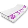 Sleezzze materasso a molle insacchettate ergonomico a 7 zone Sleezzz Diamond T1000 120 x 200 cm, altezza 23 cm, livello di rigidità H2/H3, 1000 molle/2m²