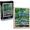 LEGO Art Claude Monet - Bridge over a Pond of Water Lilies - Hanging 3D Wall Art for Home Decor - Impressionist Display Model Kit for Adults - DIY Gift Idea - 31220