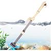 Estink Pompa a Sifone Elettrica per Acquario, Kit di Pulizia con Regolatore di Flusso a Batteria per Cambio Acqua e Ghiaia Modello AS-615A