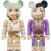 Medicom Toy Be @ Serie Dr.Pietra Senku Ishigami & Gen Asagiri 2PCS Set Action Figure