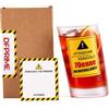 DFPRIME Bicchiere Ubriaco 70 Anni - Gadget Scherzo Originale Per Uomo Donna - Idea Regalo Compleanno 70 Anni - Vetro Resistente - Lavaggio A Mano Consigliato