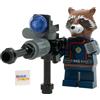 LEGO Marvel Supereroi: Mini figure di procione razzo con blaster