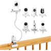 Tyeyober Supporto flessibile per videocamera per neonati compatibile con monitor GHB/HelloBaby,Supporto accessori per baby monitor VTech/Momcozy/Boifun/Babystar/ieGeek/Blemil/Jeeber/Philips,clip per cellulare