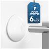 shinfly Fermaporta Maniglia a Muro, 6 Pezzi Paracolpi Porta in Silicone Bianco, 40x8mm Fermaporta Adesivo, Gommini per Porte Salva Muro, Door Stopper per Porte,Maniglie,Frigoriferi e Finestre