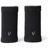 Velites Polsiere in Lana Merino | Morbidezza Naturale, Assorbimento e Comfort | Termoregolatrici e resistenti per allenamenti ad alta intensità | Taglia unica Unisex - Black