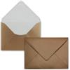 FarbenFroh by GUSTAV NEUSER 25x Buste B6-17,6 x 12,5 cm - Bronzo - Colla umida con lembo a punta - 90 g/m² - Per matrimoni, biglietti di auguri, inviti