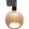 Sfera per binario Monofase per lampada G9 Ambrata