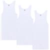 Abanderado Confezione di Canottiere in Cotone 100% a Costine Ocean Uomo x3