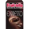 Fruittella - Barattolo richiudibile per dolci espresso senza zucchero, da portare ovunque, 49 g, 1 confezione