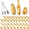 Windance Kit di ricambio per carburatore principale a getto lento, in ottone, 40 pezzi, sostituisce il getto pilota SCL-2018090002-ZH-T-01/02 SCL-2018090001/03-ZH-T-01 Pilot Jet Fit per Keihin OKO