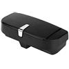 Aramox Porta occhiali sole per auto, Universal Car Auto Versatile scatola portaoggetti per occhiali sole Clip Case Organizer (nero)