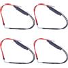 Kinstecks Moto LED lampeggiatore 4PCS 12V Motorbike Indicatore di direzione Indicatore di resistenza Flash Fix Error per Moto