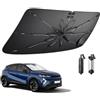 BIBIBO Compatibile con Renault Captur 2 2020-2024 2025 Parasole Coperture Parabrezza Parasole Anteriore Parabrezza Parabrezza Auto Parasole Captur 2 Accessori