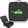 KASESSS Portatile Borsa Organizer Cavi per Chargeur Ev, Tessuto Oxford 600d Porta Cavi Organizer Auto, Idrofugo AntiGraffio Antimacchia, Organizer Bagagliaio Auto per Chargeur-Cavi Ev Accessori