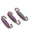 A ABSOPRO Motocicletta Scarico Tubo Molla 45mm Silenziatore Molle Gancio (Set di 3)