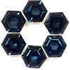 SBI Gems 5x5 MM A 10x10 Naturale London Topazio Blu Esagonale Taglio Loose Gemme Price PC