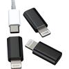 WASRUYI Adattatore usb c femmina a lightning maschio(3pack)per iPhone 14 pro max ricarica rapida connettore type-c cavo per Apple MFi Certified per iPad convertitore presa cavetto tipo c adattatori caricatore