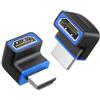 Cable Matters Cavo HDMI 8K 48 Gbit/s angolato, Nero