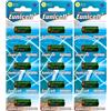Eunicell 15 batterie alcaline senza mercurio tipo 4LR44 (PX28, 4G13, 476A, L1325), da 6 V, in confezione da 3 blister con 5 batterie (etichetta in lingua italiana non garantita)