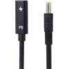 Cablecc Tipo C USB-C femmina ingresso a DC 5,52,5 mm Power PD cavo di ricarica adatto per laptop da 18 a 20 V