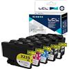 LCL Cartuccia d'inchiostro compatibile LC-3235 LC3235 XL LC3235XL LC3235BK LC-3235XLBK LC-3235XLBK LC-3235XLC LC-3235XLM LC-3235XLY (5Pack, 2KCMY) Sostituzione per Brother DPC-J1100DW
