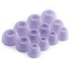 Okuli 12 x Gommini Auricolari in Silicone Ricambio per JBL Tune Beam, Ghost Auricolari Cuffie in Viola