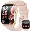 Haulvean Smartwatch Uomo Donna con Effettua/Risposta Chiamate,1,91 schermo Curvo HD Orologio Fitness con Sonno/Cardiofrequenzimetro,110+ Sportive Tracker Attività,Impermeabile IP67 Smartwatch per iOS Android