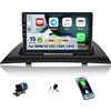 CAMECHO [4+128G] Android 15 Navi Autoradio 9 Pollici per BMW X3 E83 2004-2010 con Telecamera Posteriore, Bluetooth Radio Carplay Android Auto wireless con Touchscreen 1280*720, GPS WIFI FM/RDS +Canbus