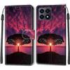 TOMYOU Cover per Honor X8A Custodia, Flip Caso Antiurto Portafoglio Custodia, Premium PU Pelle Cover compatibile Honor X8A