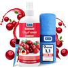 Blum Manufaktur Blum 100 ml Detergente PROFUMATO per schermi CRANBERRY + panno microfibra 30x30cm - Pulitore schermo TV, laptop, notebook, PC, monitor, smartphone - Pulizia senza aloni per pulire, pulisci