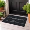 Majo Lifestyle und Home® Zerbino antiscivolo lavabile Tappeto per ingresso Tappeto sottile per la porta di casa, zerbino per interni ed esterni, tappetino per l'ingresso (ANTRACITE Benvenuti, 40x60 cm