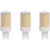 Aiwerttes 12W G9 lampadina LED, bianco caldo non dimmerabile, a risparmio energetico, equivalente a 100W lampadine alogene, senza sfarfallio, confezione da 3 pezzi