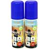 TZYGO LOZIOREP Kids | Repellente Insetti per Bambini | Protezione Insetto Repellente per Zanzare Zanzara Tigre Indicato Anche per Moscerini e Zecche | Lozione per Le Mani e Il Corpo | 2 Flaconi da 100ml