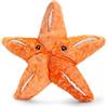 Keel Toys KEELECO - Peluche 100% riciclato, giocattolo ecologico per bambini, peluche stella marina, 25 cm, colore: arancione