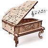 Wood Trick Toy Piano Music Box Moonlight Sonata, Wooden Musical Piano Toy Mini - 3D Wooden Puzzle, Assembly Toys, Brain Teaser for Adults and Kids