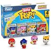 Funko Bitty POP! 4 Pack: Sonic The Hedgehog - Sonic, Amy, Tails, Knuckles - 0,9 pollici (2,2 cm) Da collezione - Scaffale espositivo impilabile incluso - Idea regalo - Per sacchetti da festa
