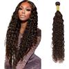 Salharer Ciocche di capelli veri, da cucire, per capelli umani, a doppio filo, per capelli Remy, colore marrone cioccolato, per donna, 30 pollici