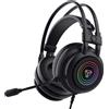 YENKEE Cuffie da gioco YENKEE SHADOW YHP 3035, audio surround 7.1, isolamento acustico, microfono regolabile, leggere