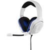 THE G-LAB Cuffie da gioco, The G-Lab KORP COBALT, con cavo, stereo, microfono, PC PS4 Xbox One, bianco